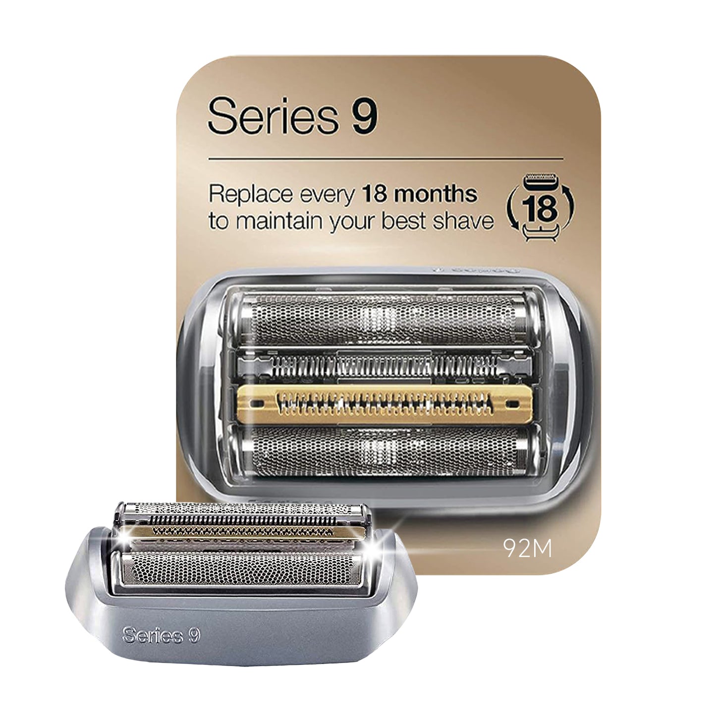 92M Electric Replacement Shaver Head Accessories for Series 9 Shaving Razor Head, Suitable for  S9 9290cc, 9291cc, 9370cc, 9376cc, 9293s, 9260s, 9295cc, 9385cc.