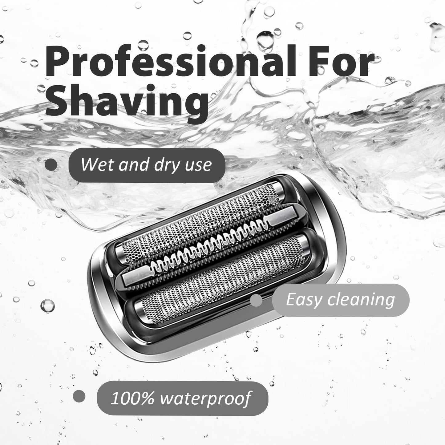 74S Replacement Shaver heads Compatible with Series 7 Replacement Head,suitable for 7120s, 7125s, 7127cs, 7171cc, 7175cc, 7185cc and 7189cc.
