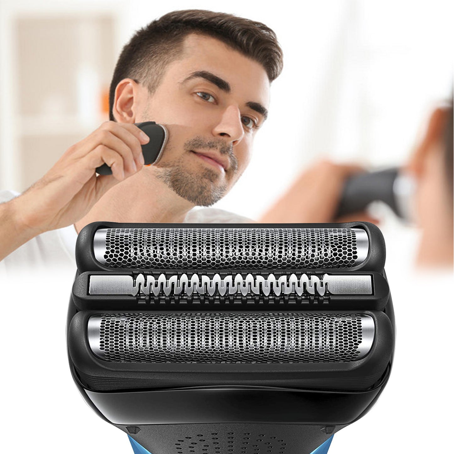 2Pack 21B Series 3Shaving Replacement Head, Foil & Cutter Razor Head Suitable for All  S3 Shaver Replacement Heads, Compatible with  3040s 300s, 310s, 320s, 3050cc 360s 370cc-4, 3090cc Etc.