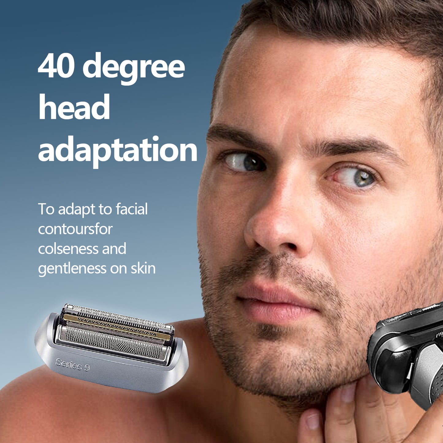 92M Electric Replacement Shaver Head Accessories for Series 9 Shaving Razor Head, Suitable for  S9 9290cc, 9291cc, 9370cc, 9376cc, 9293s, 9260s, 9295cc, 9385cc.