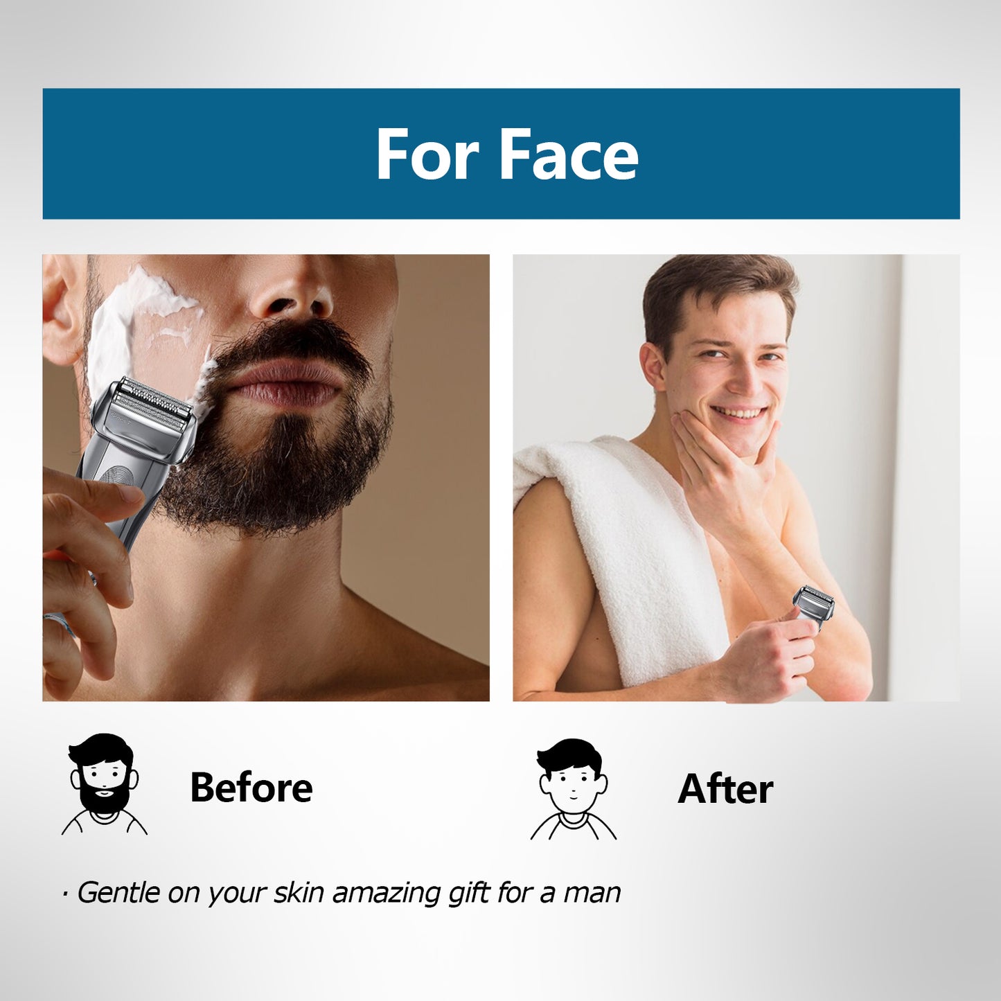 70S Series 7 Foil & Cutters Shaver Replacement Head for  Series 7 Electric Razors, Compatible with 720cc, 730cc, 735s, 750cc, 760cc, 790cc.