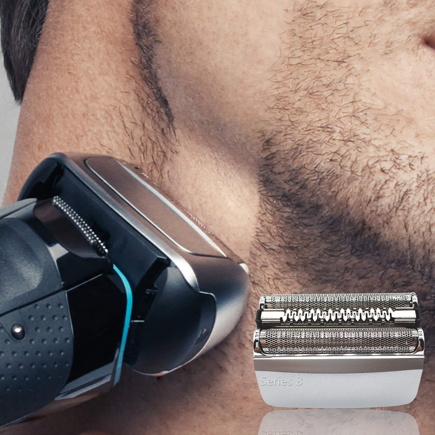 83M Electric Replacement Shaver Head Accessories for Series 8 Shaving Razor Head, Suitable for 8 Series Models 8370cc, 8340s, 8350s ets.