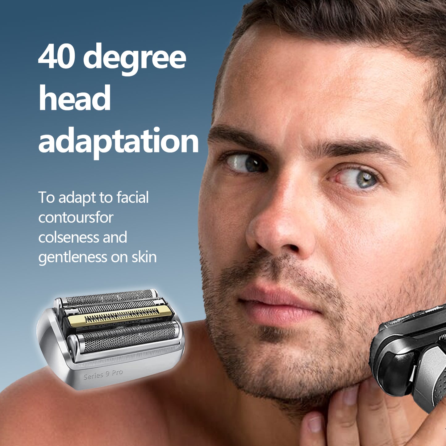 94M Electric Replacement Shaver Head Accessories for Series 9 Shaving Razor Head, Suitable for  S9 9290cc, 9291cc, 9370cc, 9376cc, 9293s, 9260s, 9295cc, 9385cc.