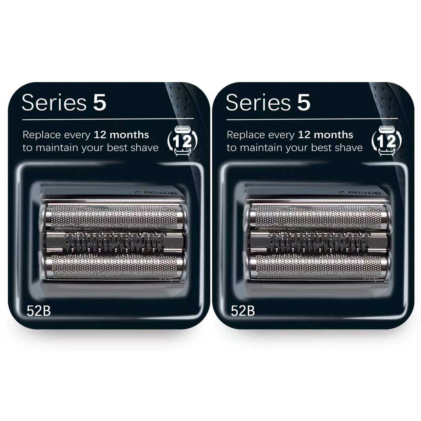 Series 5/6 53B Replacement Head Shaver Head Accessories for  Series 5 Shaving Razor Head, Suitable for  S5 5020cs 5018s 5035s 5049cs 5050cs 6020s 6040cs 6075cc 6072cc 6090cc.