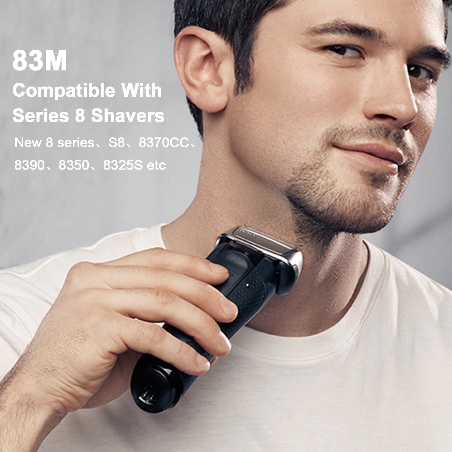 83M Electric Replacement Shaver Head Accessories for Series 8 Shaving Razor Head, Suitable for 8 Series Models 8370cc, 8340s, 8350s ets.